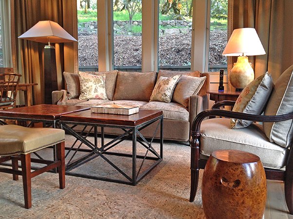 Historic Wine Country Home Living Room