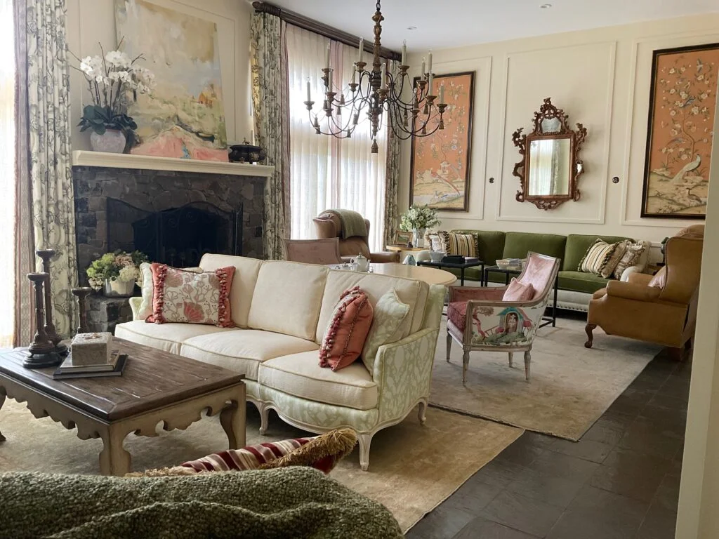 Mirror in living room